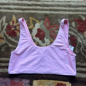 Frankie’s bikinis Connor ribbed scoop bikini top